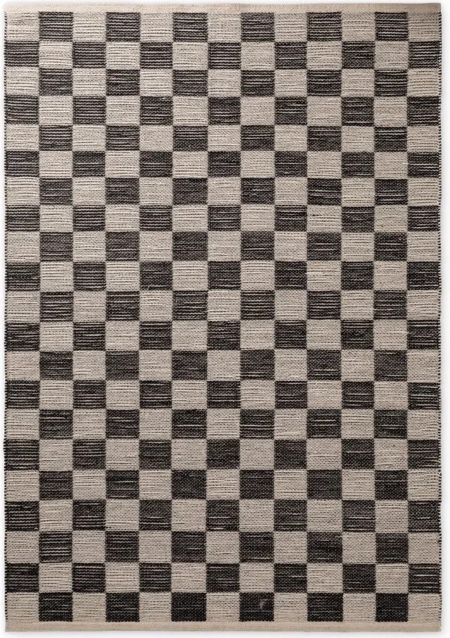 Fekete-krémszínű kétoldalas-kézi szövésű jutakeverék szőnyeg 200x300 cm Rex – Hanse Home