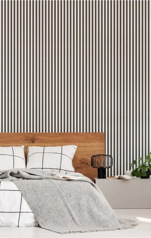 Parato Cristiana Masi Top Stripes Riga 1 fehér-fekete csíkos vlies tapéta – 38439