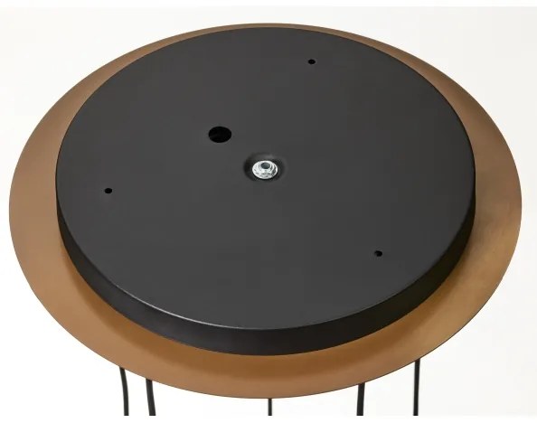 Jupiter 2020 - Csillár zsinóron ALAS 5xGU10/10W/230V arany