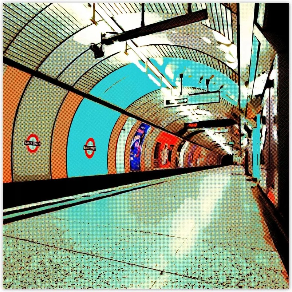 Poszterek 100x100 London Alvilág