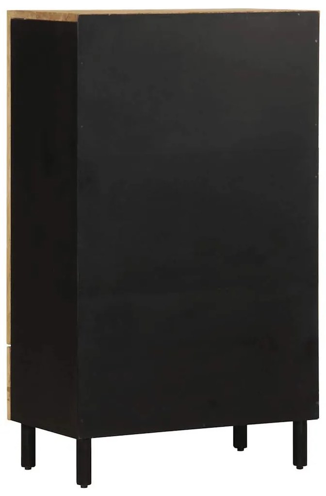 tömör nyers mangófa tálalószekrény 60 x 33,5 x 110 cm