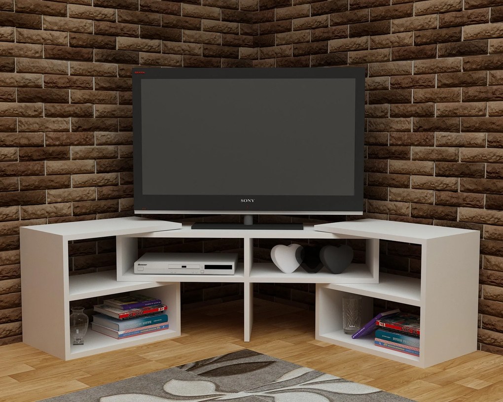 TV szekrény Care - White