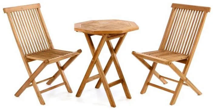 Kerti bútor készlet DIVERO® - tíkfa