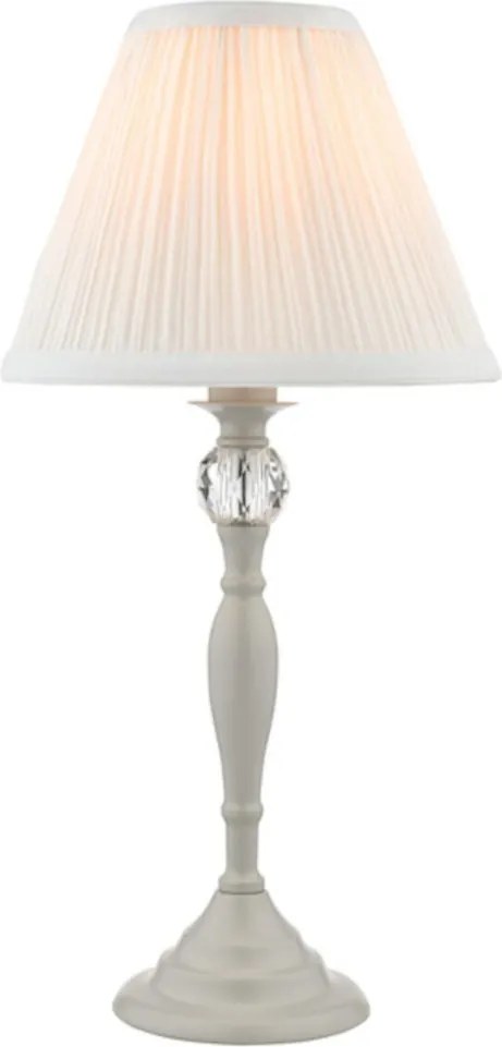 LAURA ASHLEY 3702783-Q ELLIS Kristály Asztali lámpa Szürke, Elefántcsont színű E14 IP20