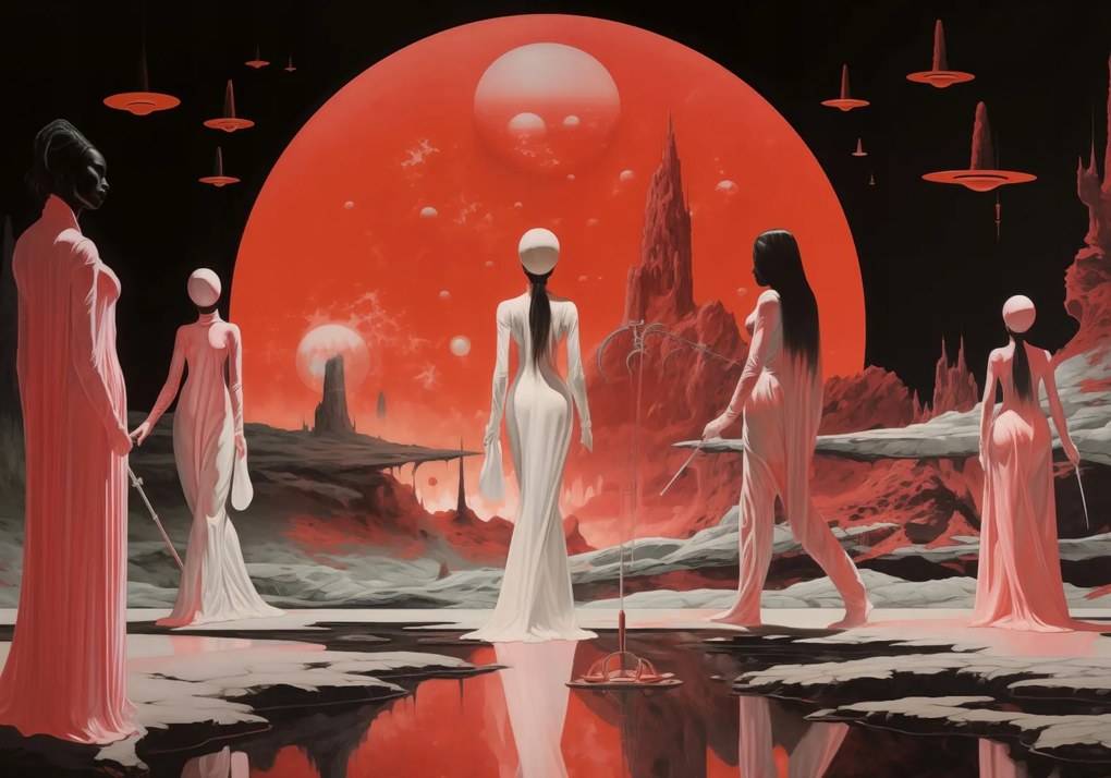 Poszter 66,5x46,5cm Vándorok egy másik világból