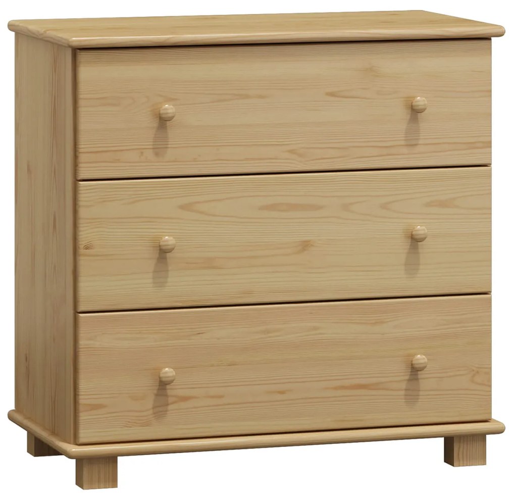 Fenyő komód 3s mélység 47 cm fenyő