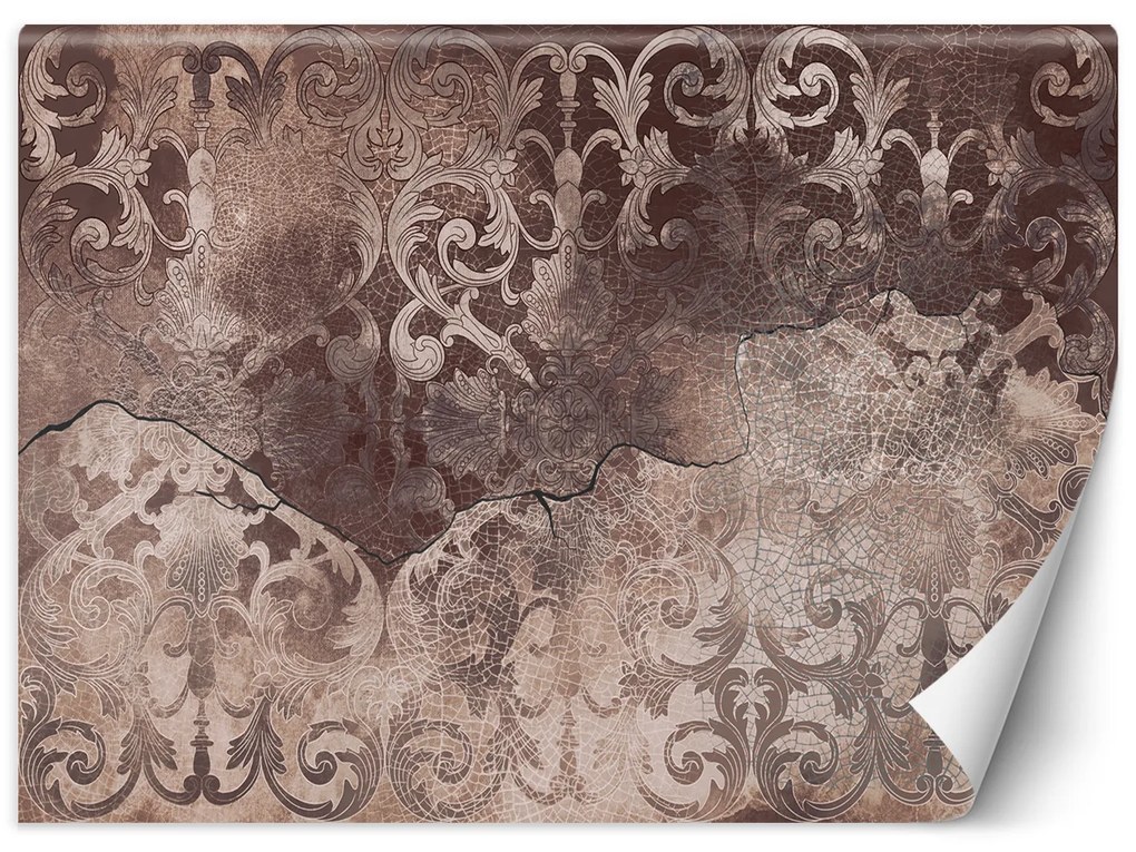 Gario Fotótapéta Barna vintage díszek Anyag: Vlies, Méret: 300 x 210 cm