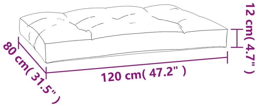 2 db tengerészkék szövet raklappárna