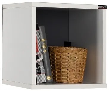 Fali polc 33x33 cm fehér