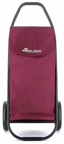 Rolser Com MF 8 Black Tube kerekes bevásárlótáska,bordó