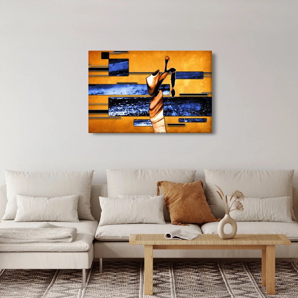 Egy absztrakt festmény képe (90x60 cm)