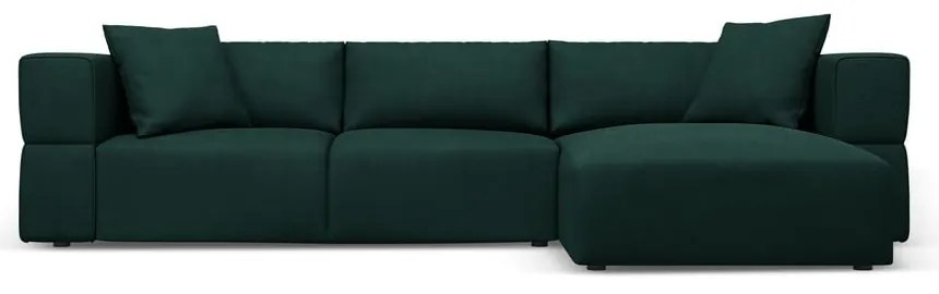 Zöld sarokkanapé (jobb oldali) Esther – Milo Casa