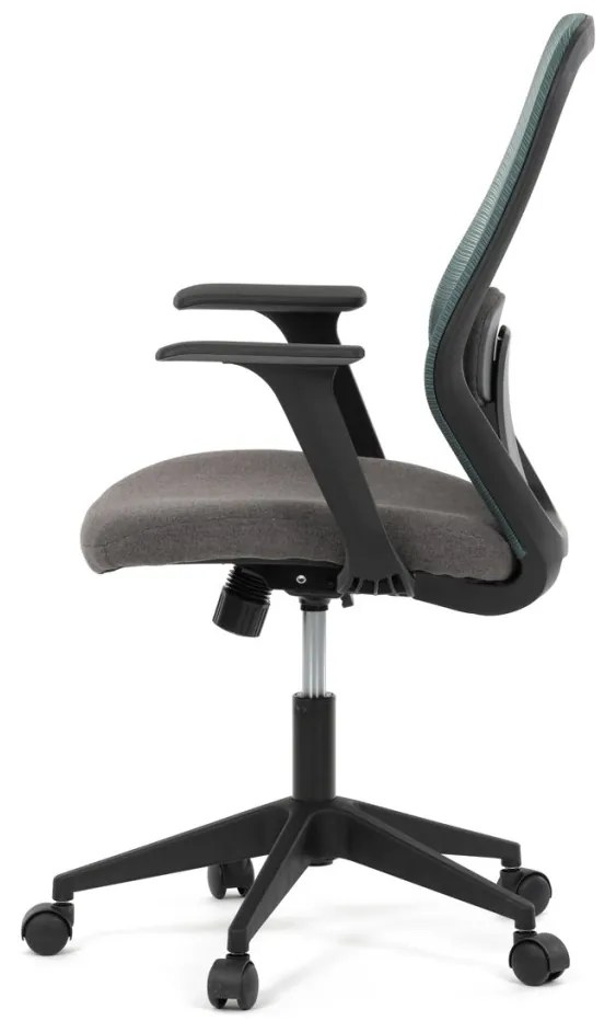 Scaun de birou pivotant de culoare verde cu mecanism de balansare. KA-V3149