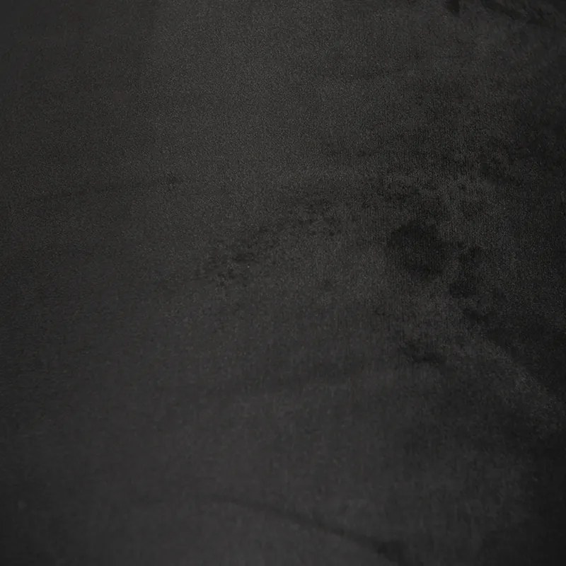 Fekete bársony lámpaernyő 40/40/40 arany belsővel