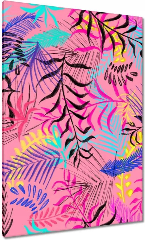 Vászonkép 70x100 Rózsaszín kompozíció Virágok