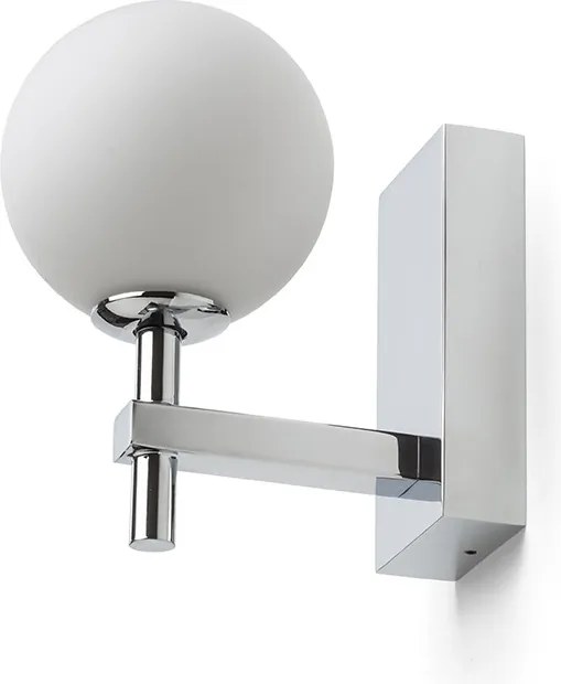 RENDL PEGGY fali lámpa króm/opálüveg 230V LED G9 6W IP44