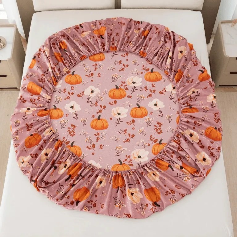 Mikroszálas lepedő PUMPKINS ROSAVIE rózsaszín 90x200 cm
