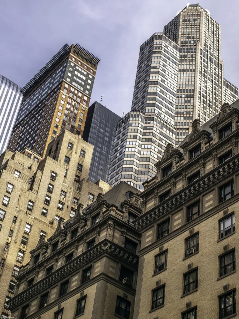 Poszter 30x40cm New York felhőkarcolói, Assaf Frank