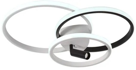 LED állítható mennyezeti lámpa LED/70W/230V 3000-6500K fehér/fekete + DO