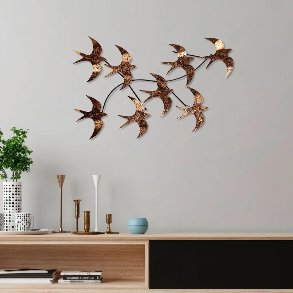 Flying fém fali dekoráció, 69×41 cm – TR891TNL3290