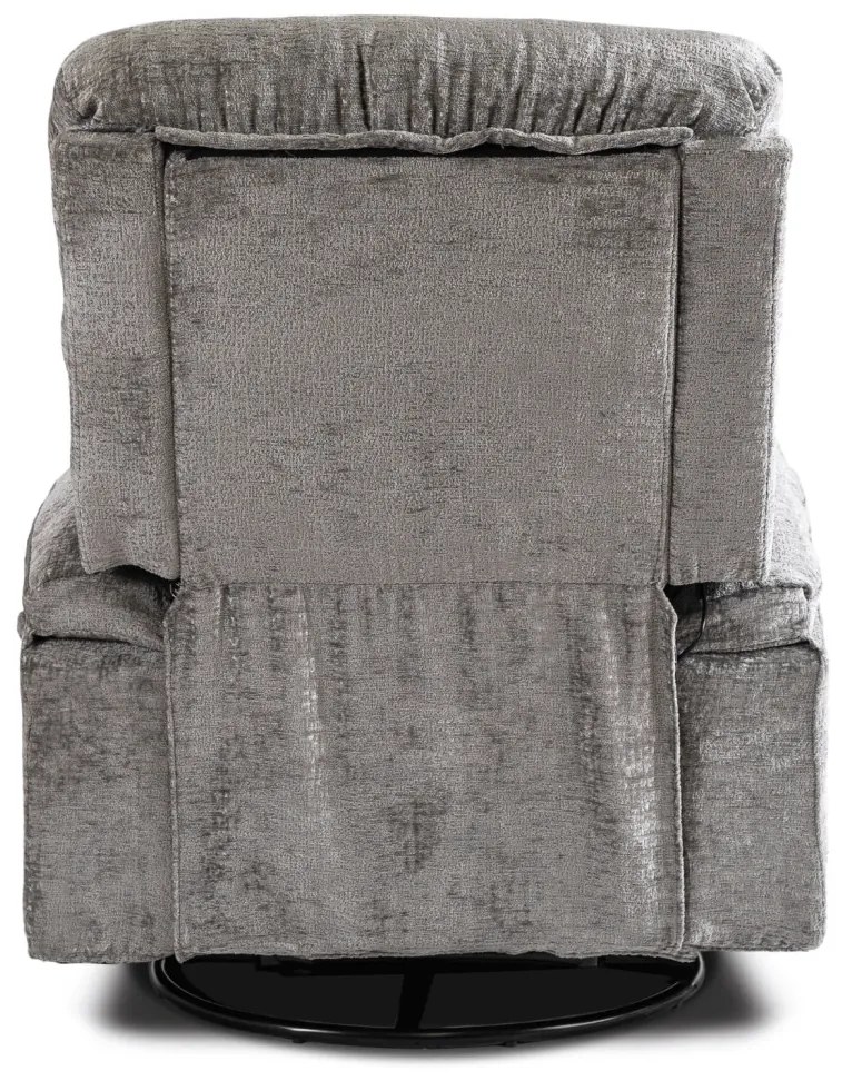 Elektromosan Vezérelhető Masszázsfunkciós Relaxfotel Fotel Szürke Színben. BRUCE