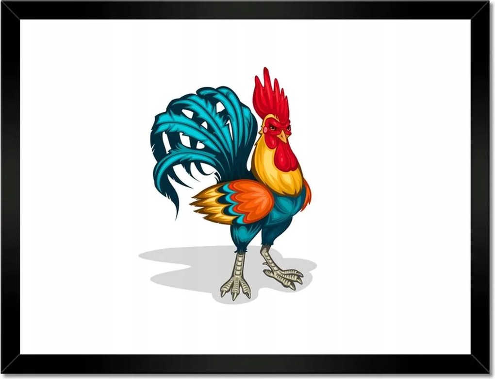 Poszterek keretben 40x30 Kakas megeszem