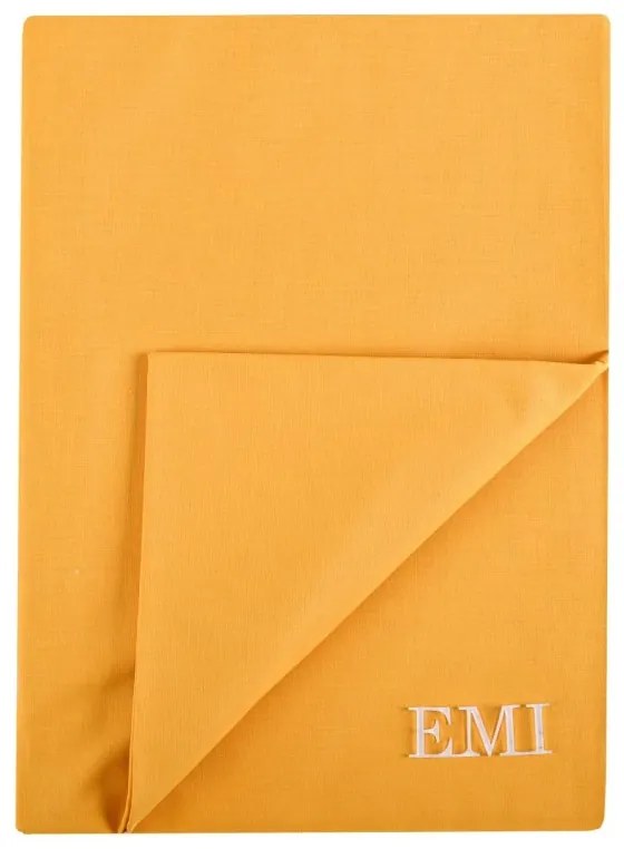 EMI Standard narancssárga színű lepedő, Fix lepedő 140x220