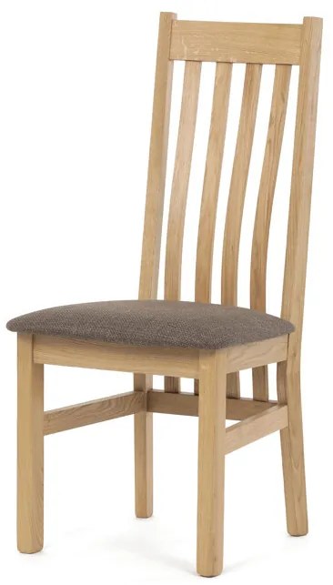 Tömör Tölgy Étkezőszék Barna Párnázott Üléssel. C-2100