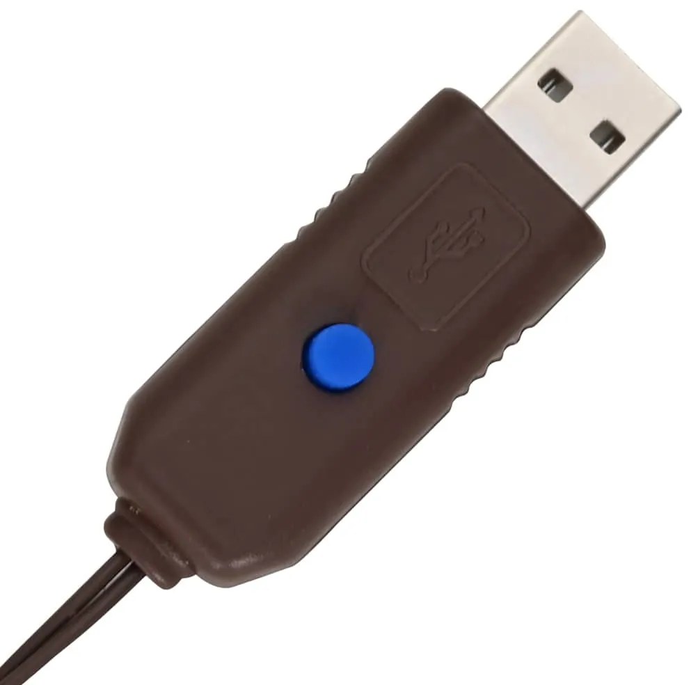 Koszorú 80 LED-del Meleg fehér 90 cm Rattan