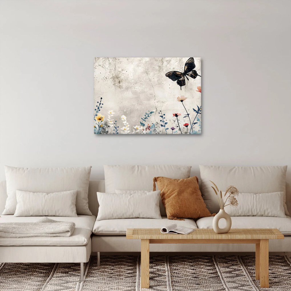 Kép - Meadow betonban (70x50 cm)