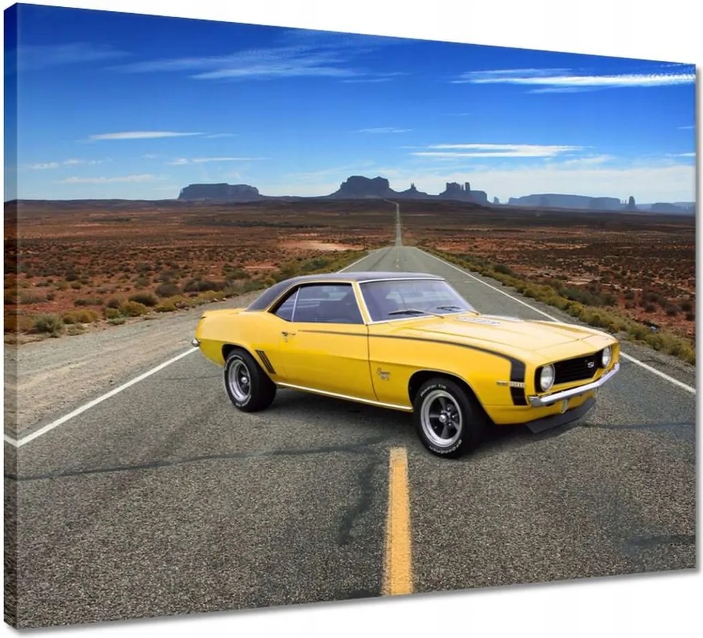 Vászonkép 50x40 Sárga Chevrolet Ss Auto