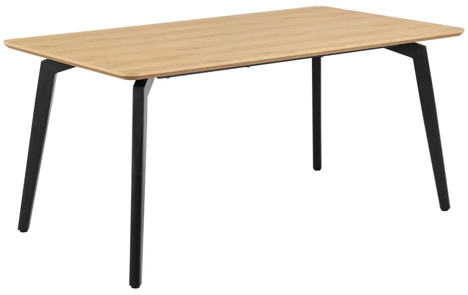 Étkezőasztal tölgyfa dekoros asztallappal 90x160 cm Cadiz – Actona