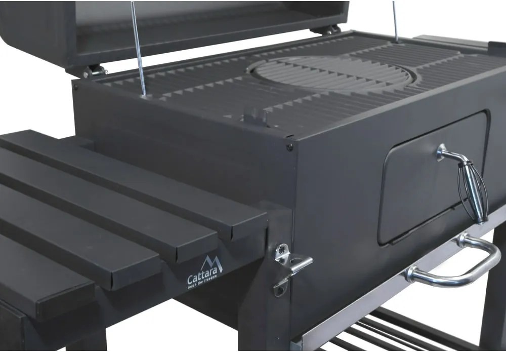 Royal Grande XXL fekete faszenes grillsütő - Cattara