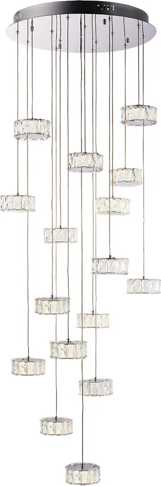 Endon PRISMA 76486 Függőlámpa 16x4.12W/LED 4000K 5346LM IP20