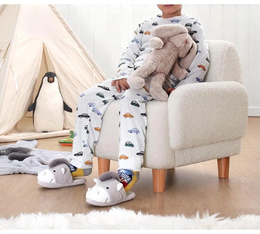 Gyerek ülőke Cobie Teddy - White