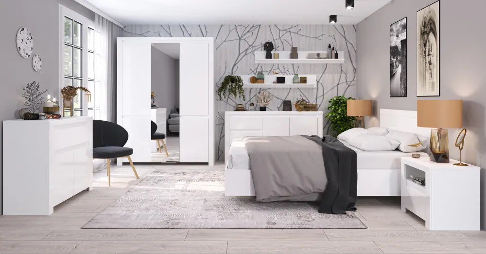 Polc 100, fehér, LINDY