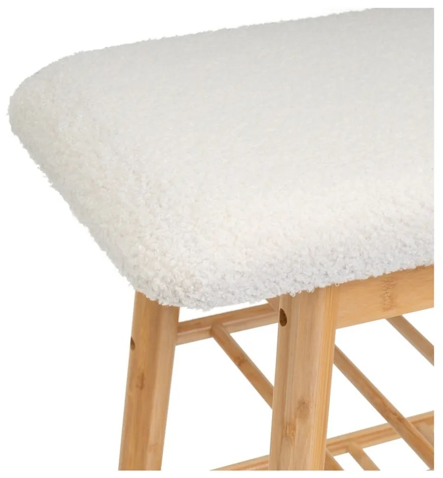 Fehér-natúr színű pad – Casa Selección