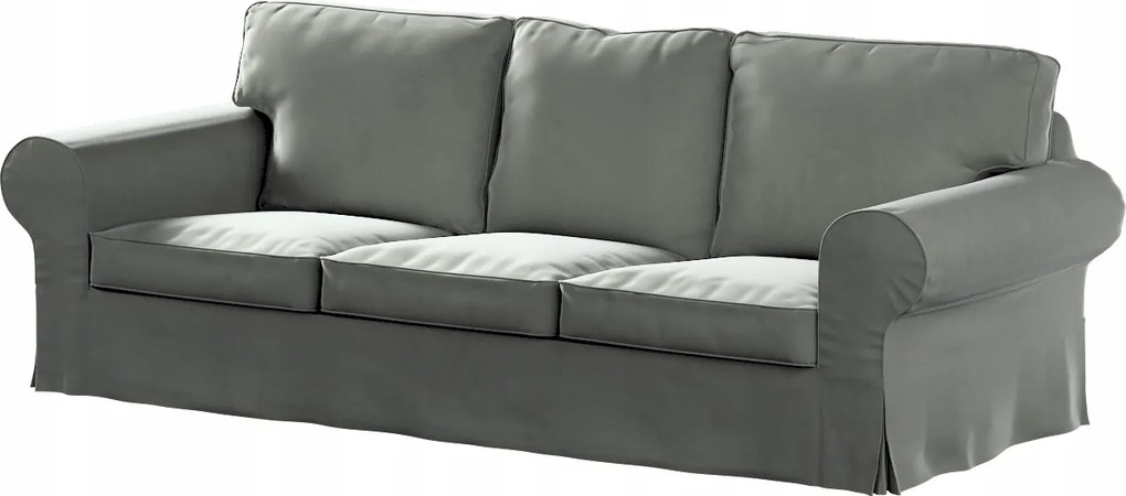 Ektorp 3 személyes kanapé huzat, összecsukható, Ikea, fekete