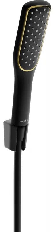 Mexen R-49 lyukas zuhany szett, Fekete/Arany - 785495052-75