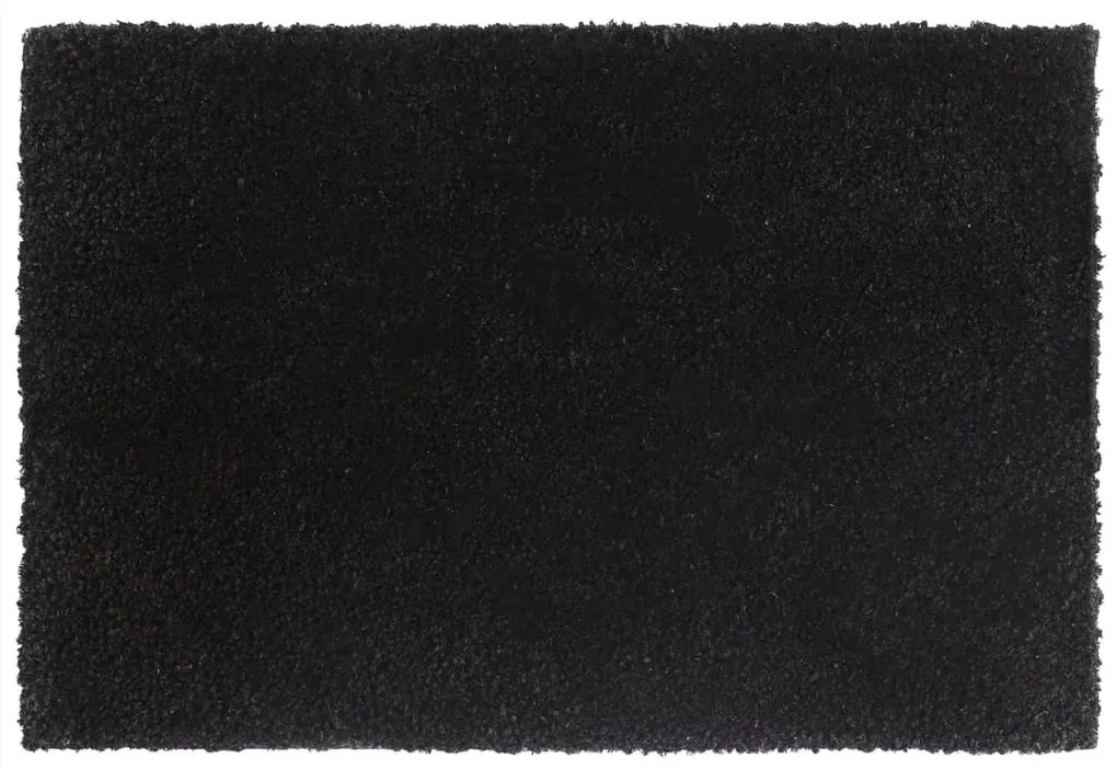 fekete rojtos kókuszrost lábtörlő 40 x 60 cm
