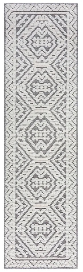 Szürke mosható zsenília futószőnyeg 60x240 cm Jaipur – Flair Rugs