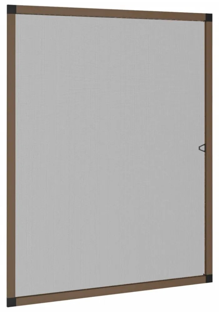 barna ablakszúnyogháló 100x120 cm