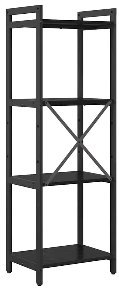 Könyvszekrény Musta tammi 40 x 30 x 118 cm Faanyag