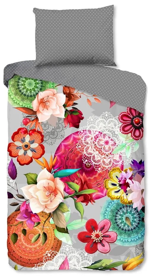 Egyszemélyes flanel ágyneműhuzat 140x200 cm Isarea – HIP