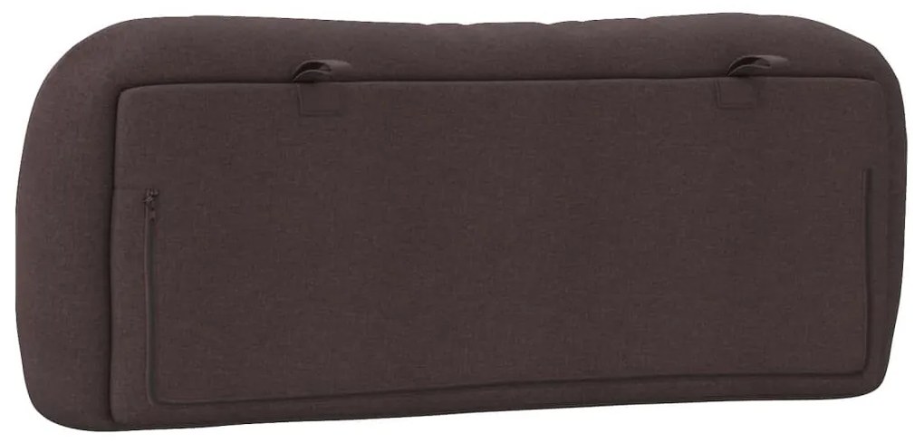 sötétbarna szövet fejtámla párna Hvar 100 cm