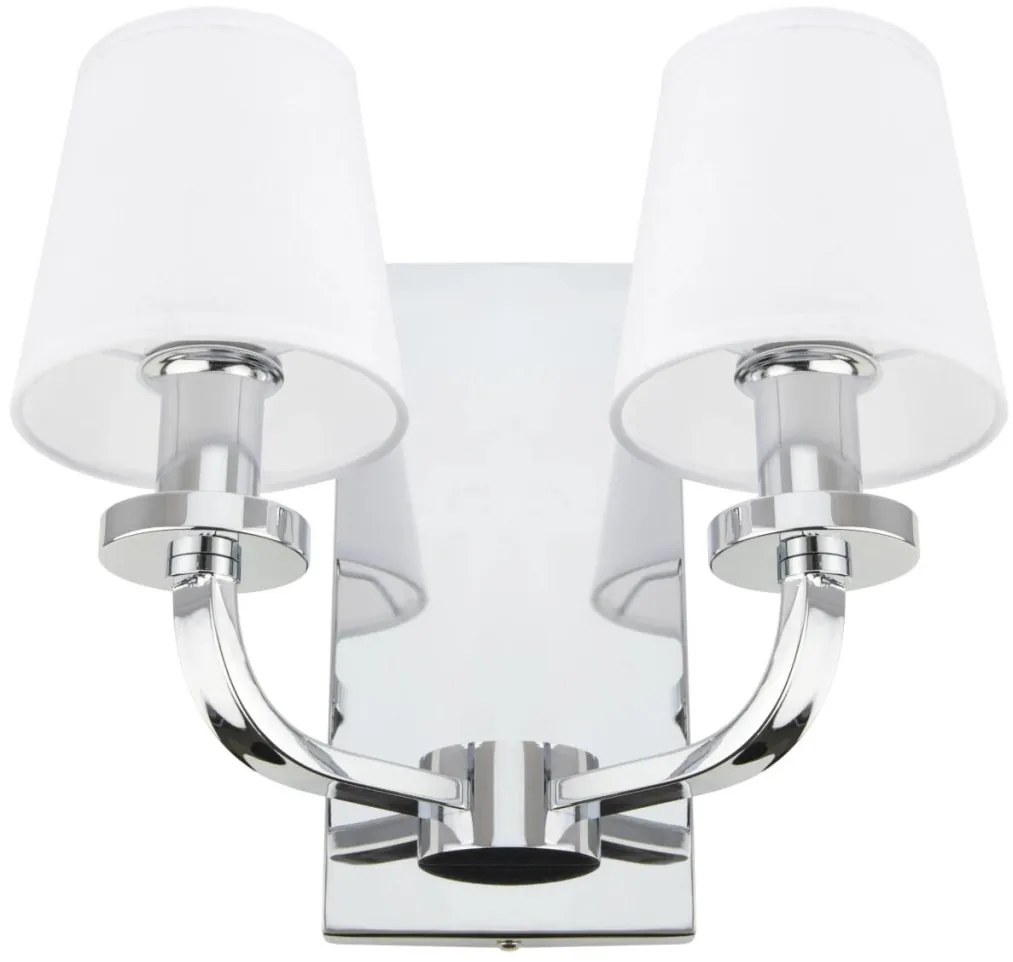 Cosmolight NEW YORK W02503CH-WH Fali lámpa 2x40w/E14 IP20