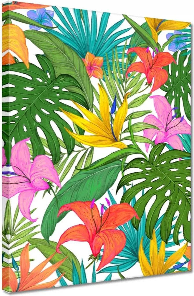 Vászonkép 30x40 Trópusi levelek Leaves