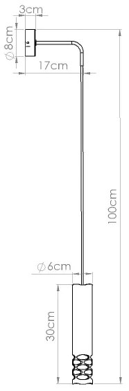 Sollux SL.1695 - Fali lámpa LIRO 1xGU10/10W/230V fehér