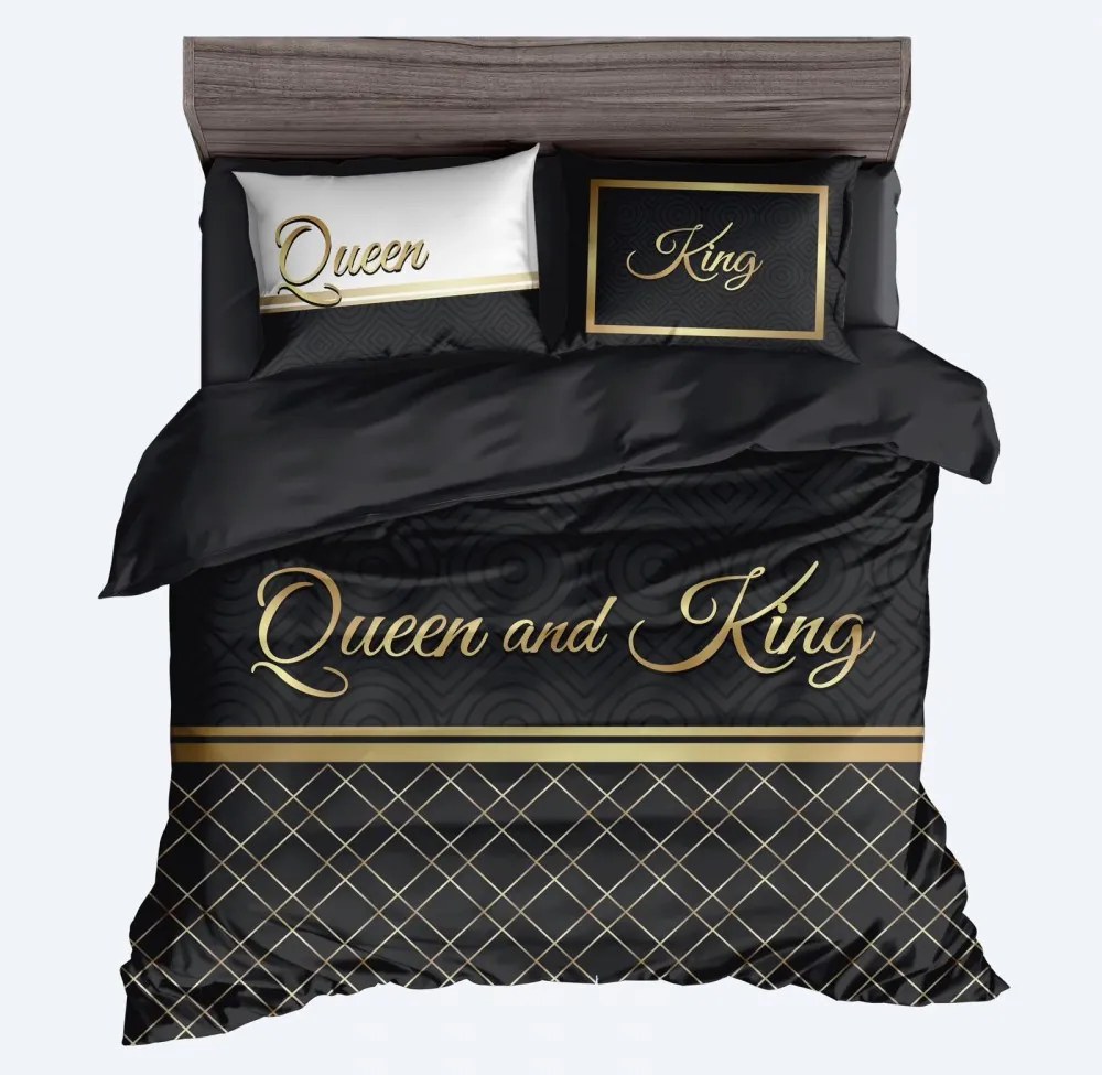 Geum Mr Mrs Queen King 7 részes ágyneműhuzat 140 x 200 cm