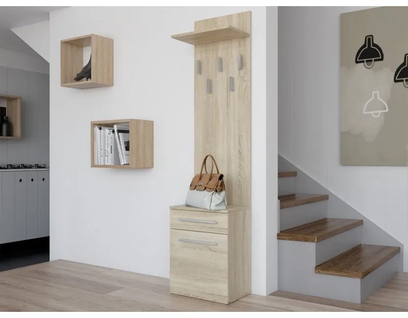 Bangor III NEW Előszobafal Sonoma N